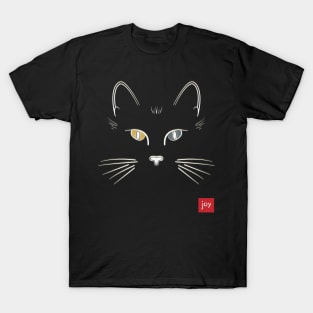 Heterochromia Joy Cat [light] T-Shirt